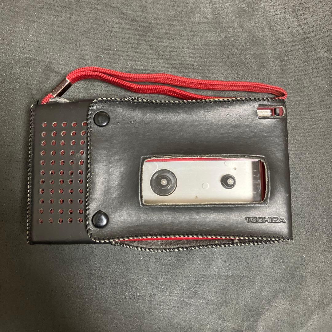 ポータブルプレーヤー TOSHIBA KT-1950R CASSETTE RECORDER RED