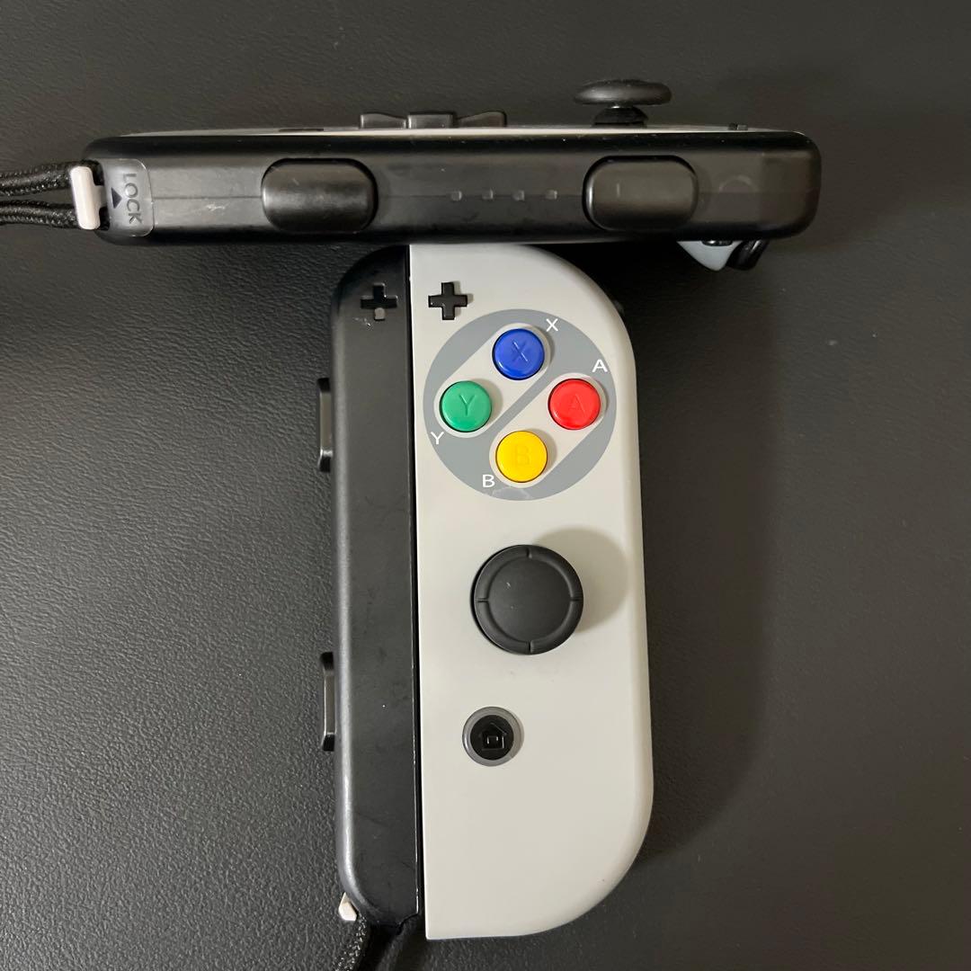 【スーファミ仕様/カバー＆ストラップ付/未対策機】Switch ジョイコンセット