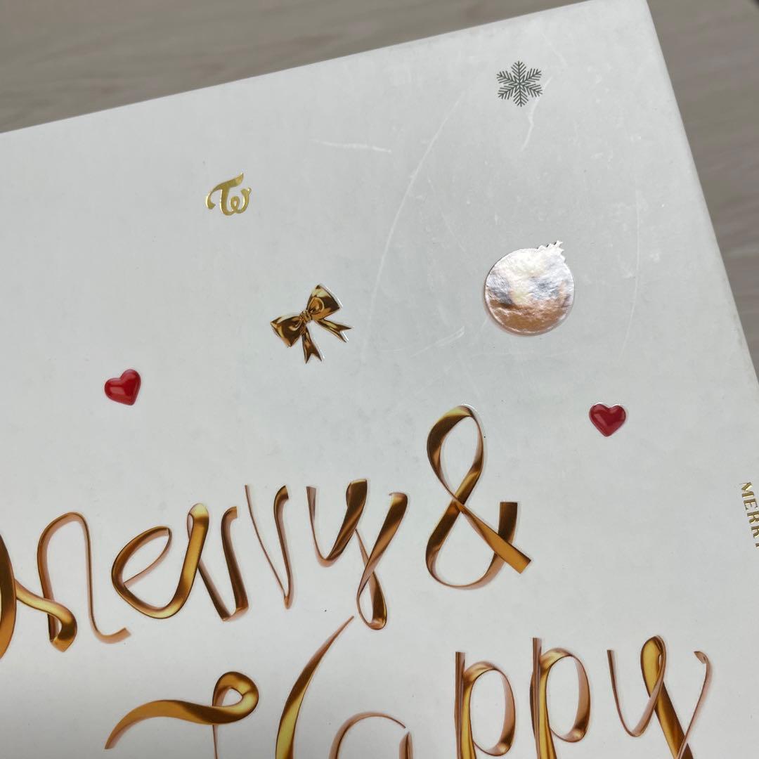 トゥワイスTWICE公式正規品モノグラフMerry&Happyトレカ、DVD付き