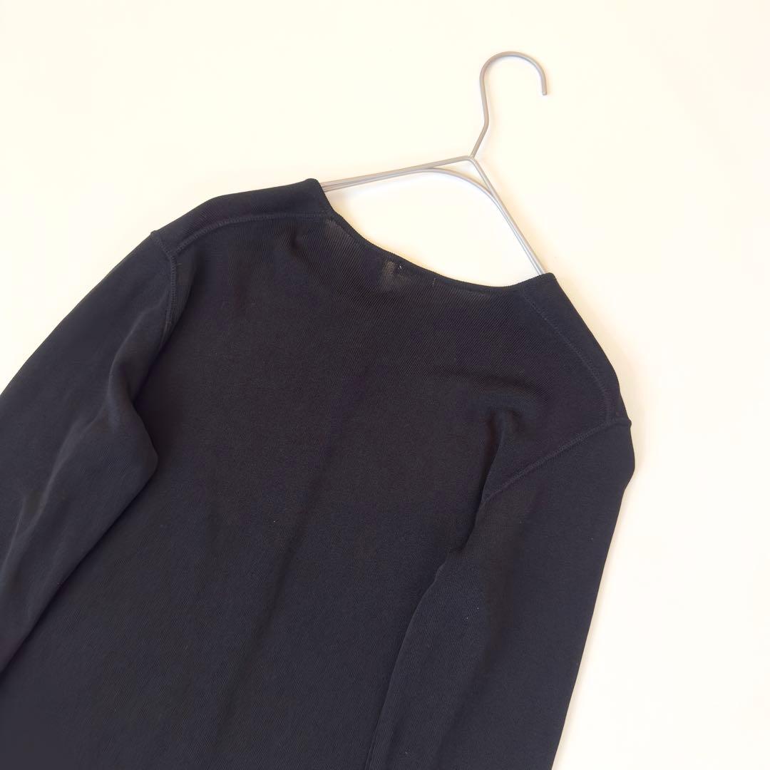 24年　美品　エディットフォールル abc ロングカーディガン　ブラック　黒