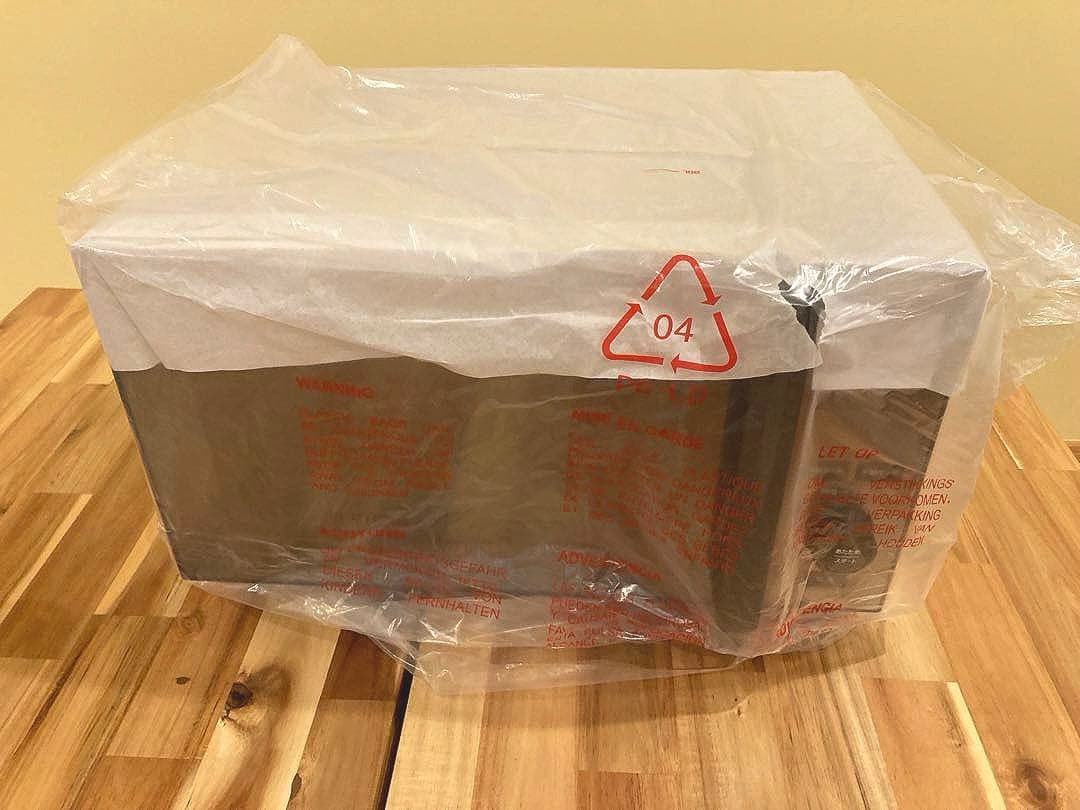 【新品未使用】センサー付フラット電子レンジ TWINBIRD ミラー＆ブラック