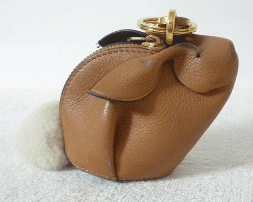 ロエベ　LOEWE　ウサギ型　チャーム　キーホルダー　小銭入れ　ケース