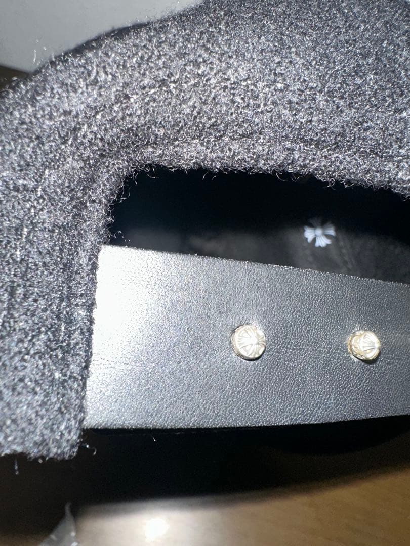 CHROME HEARTS／CHロゴ ウールベースボールキャップ ブラック