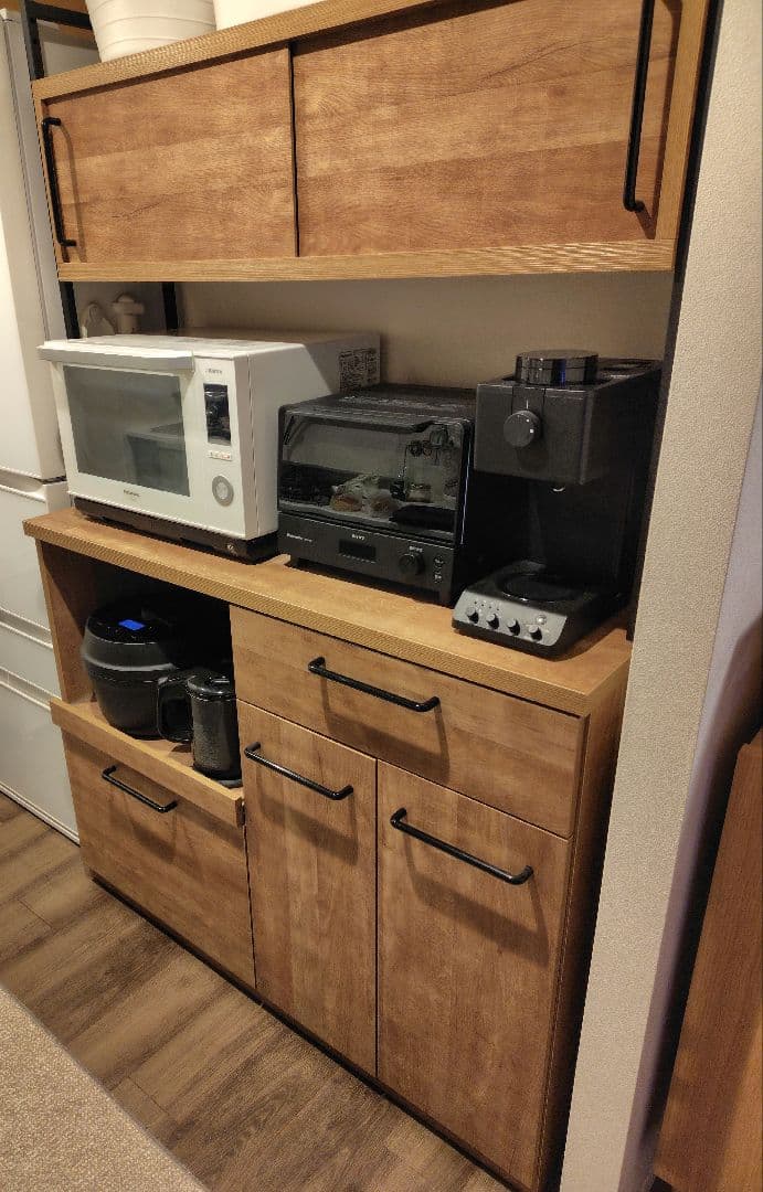 【日本製】木製キッチンボード 120cm幅　（11/7までの出品）