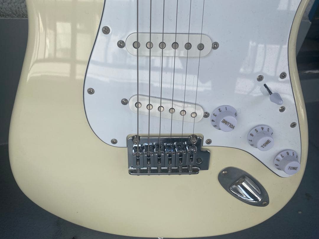 アイボリー エレキギター シングルコイル