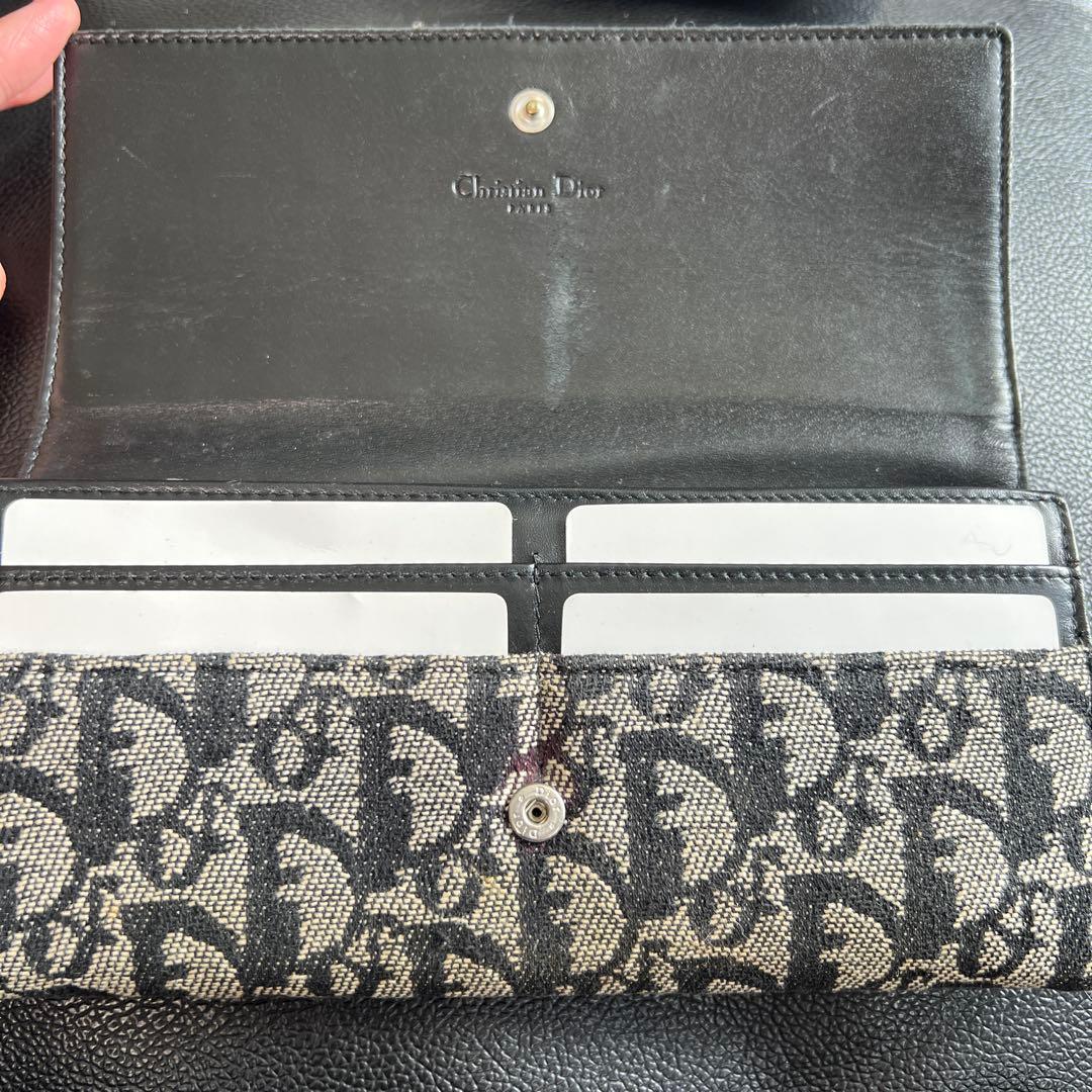 【良品】Christian Dior クリスチャンディオール トロッター 長財布