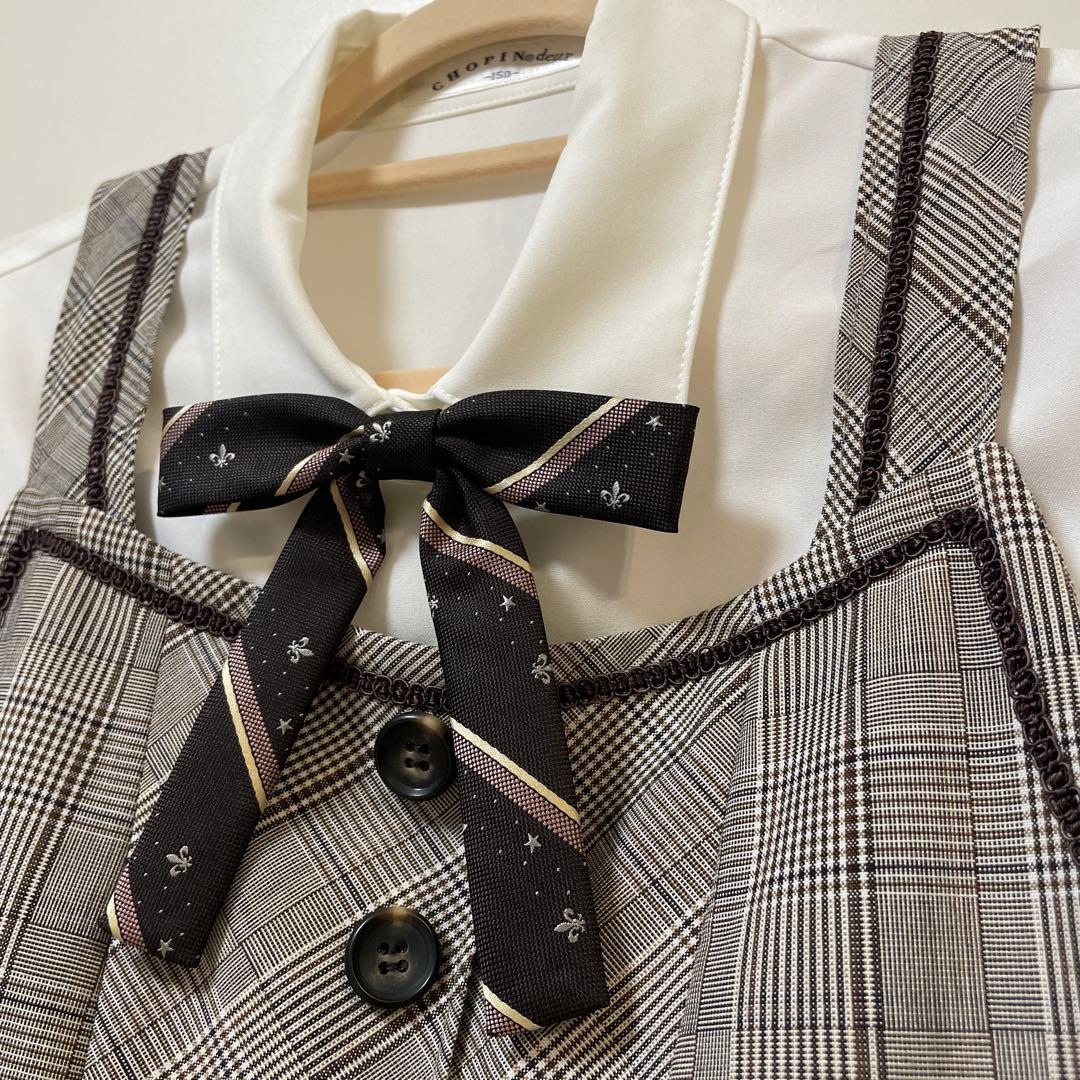 極美品❣️ショパン　女の子　フォーマル　スーツ　150❤️卒業式　卒服　クミキョク