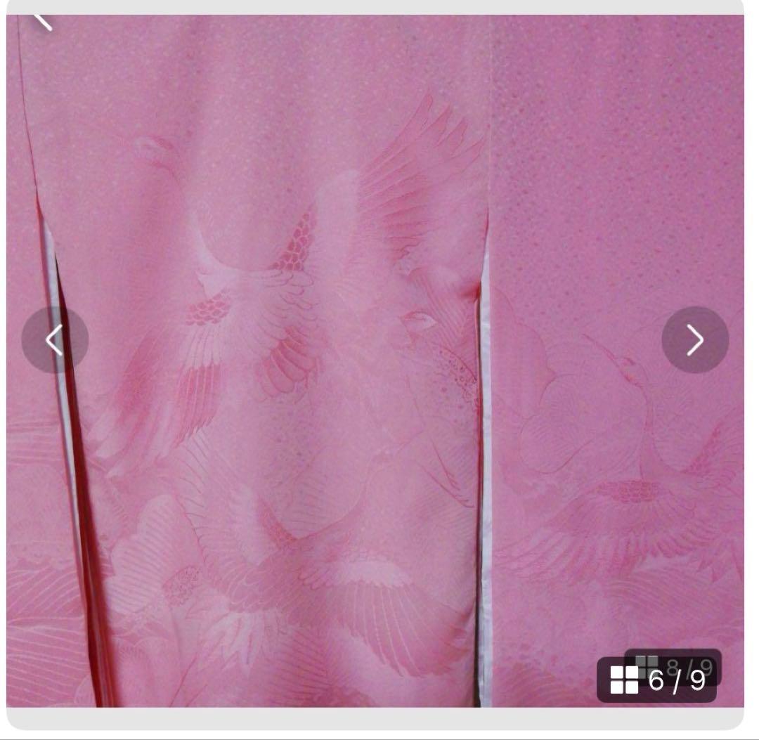 七五三　正絹着物セット　被布　総絞り　新品　未使用品　3歳　桃色　ピンク色