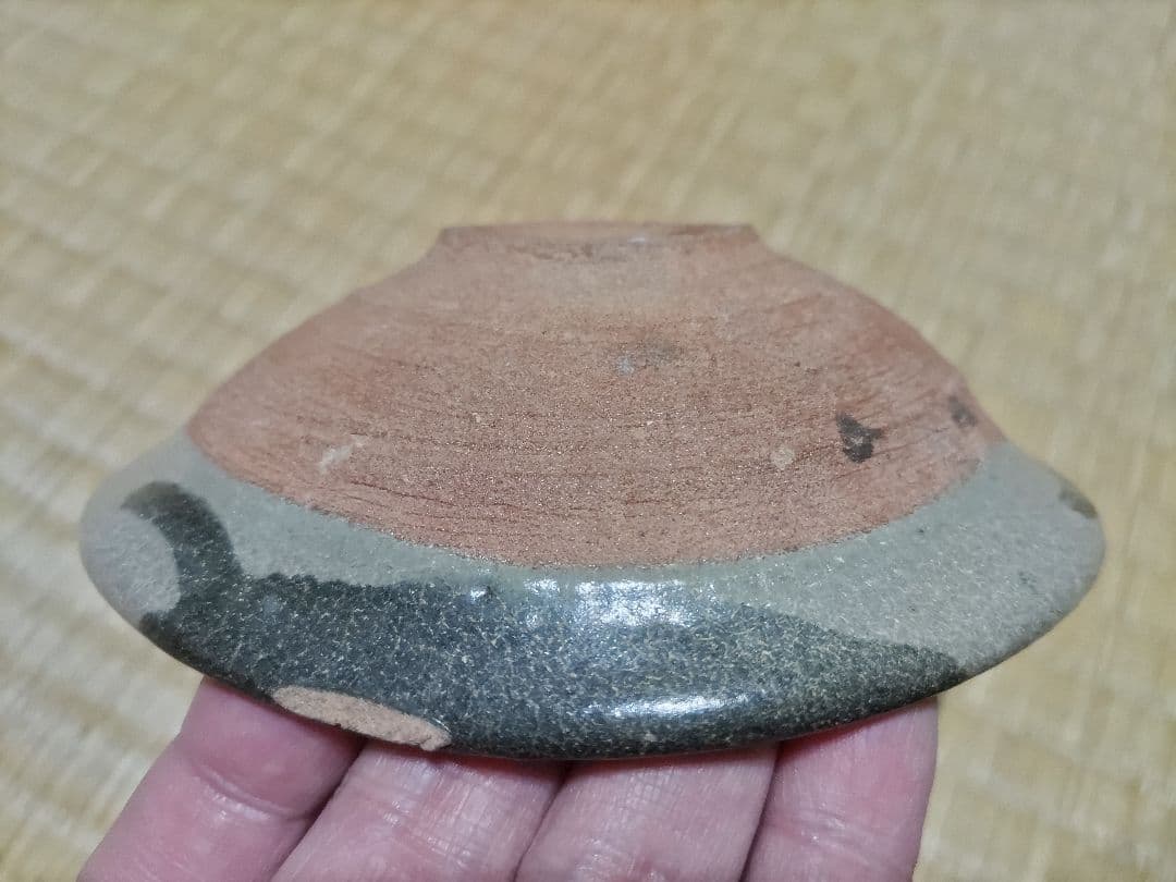 古唐津　皮鯨　向付　呼継２片