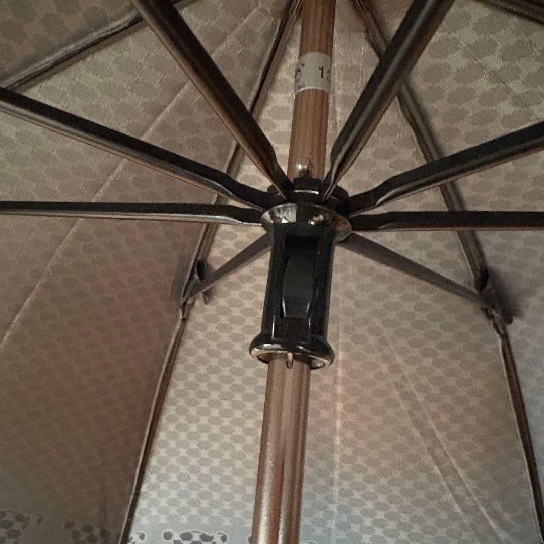 新品 CELINE セリーヌ マカダム柄 長傘 グレー