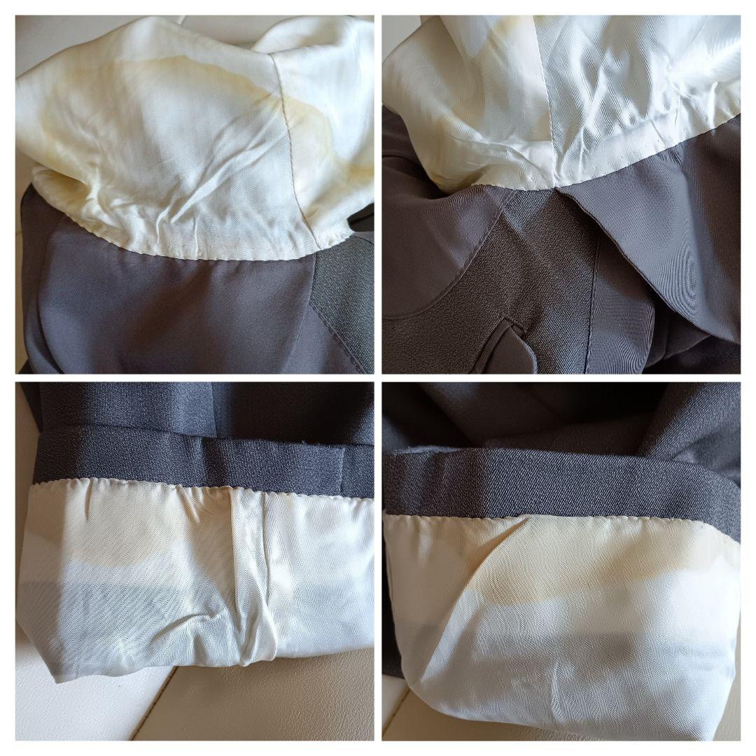 AB7 Burberry 茶 シングルスリーピーススーツ