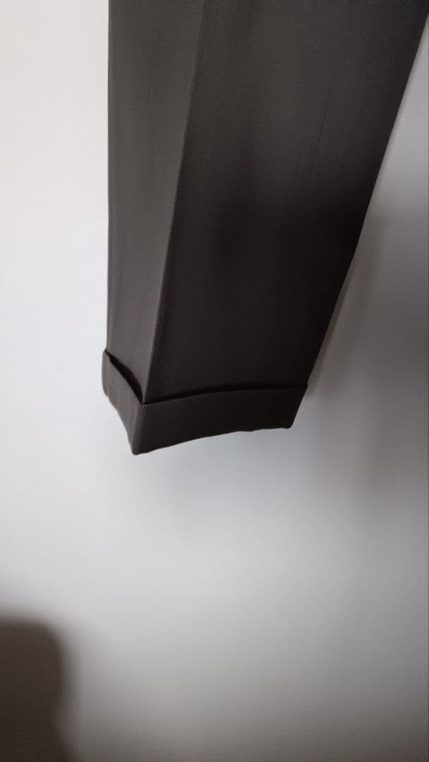 AB7 Burberry 茶 シングルスリーピーススーツ