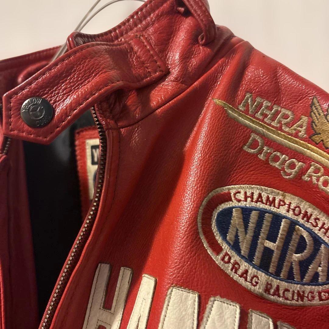 YELLOW CORN レザージャケット レーシングジャケット