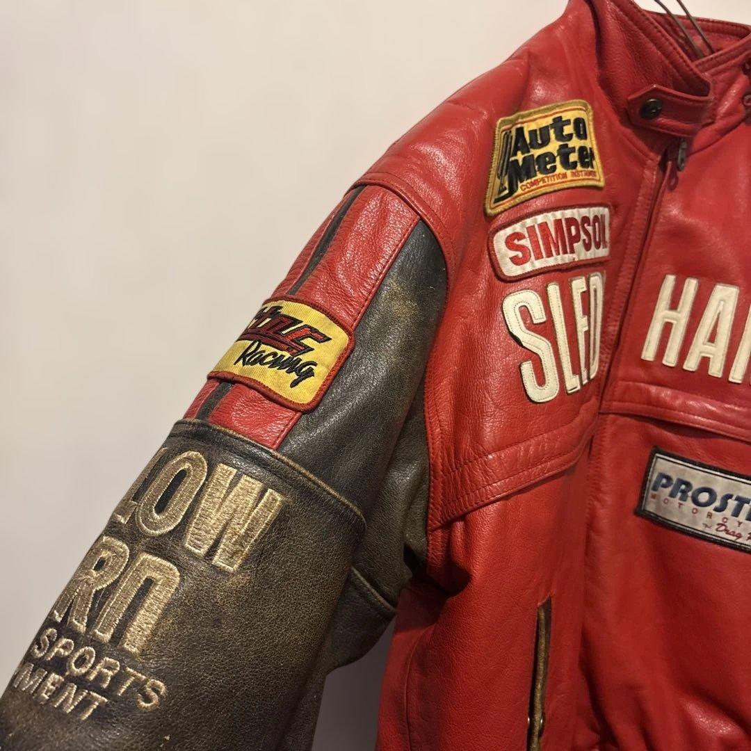 YELLOW CORN レザージャケット レーシングジャケット