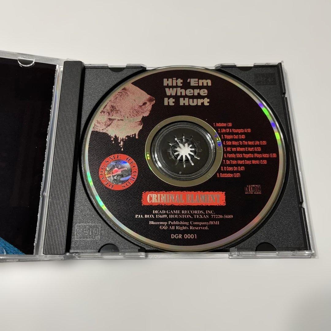 洋楽 CRIMINAL ELAMENT / HIT 'EM WHERE IT HURT