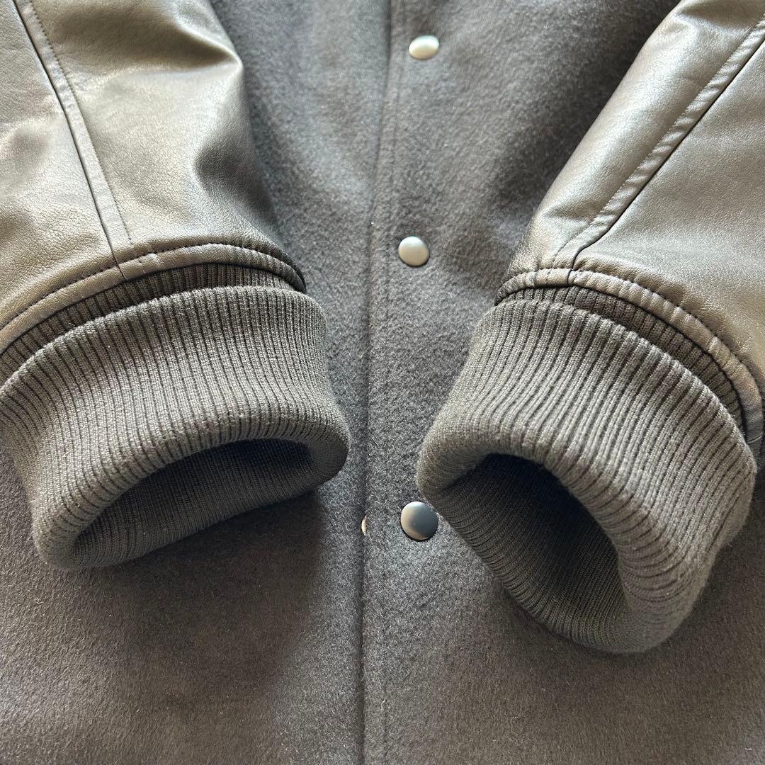 24AW 美品 B.C STOCK タスマニアウールバーシティジャケット 黒L