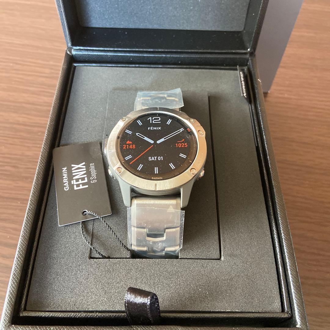 GARMIN FENIX 6 SAPPHIRE TI GRAY TITANIU…