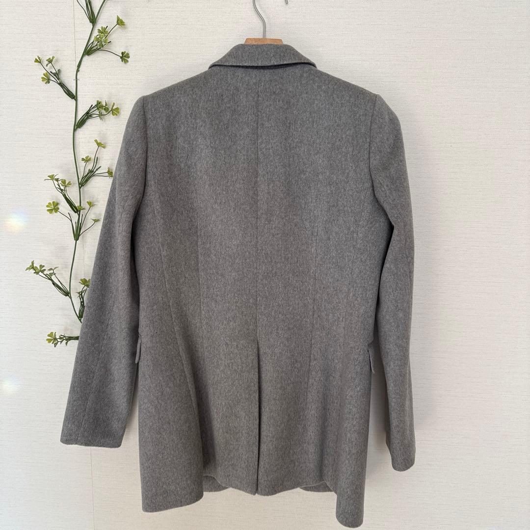 極美品★Aquascutum カシミア100%ジャケット8号