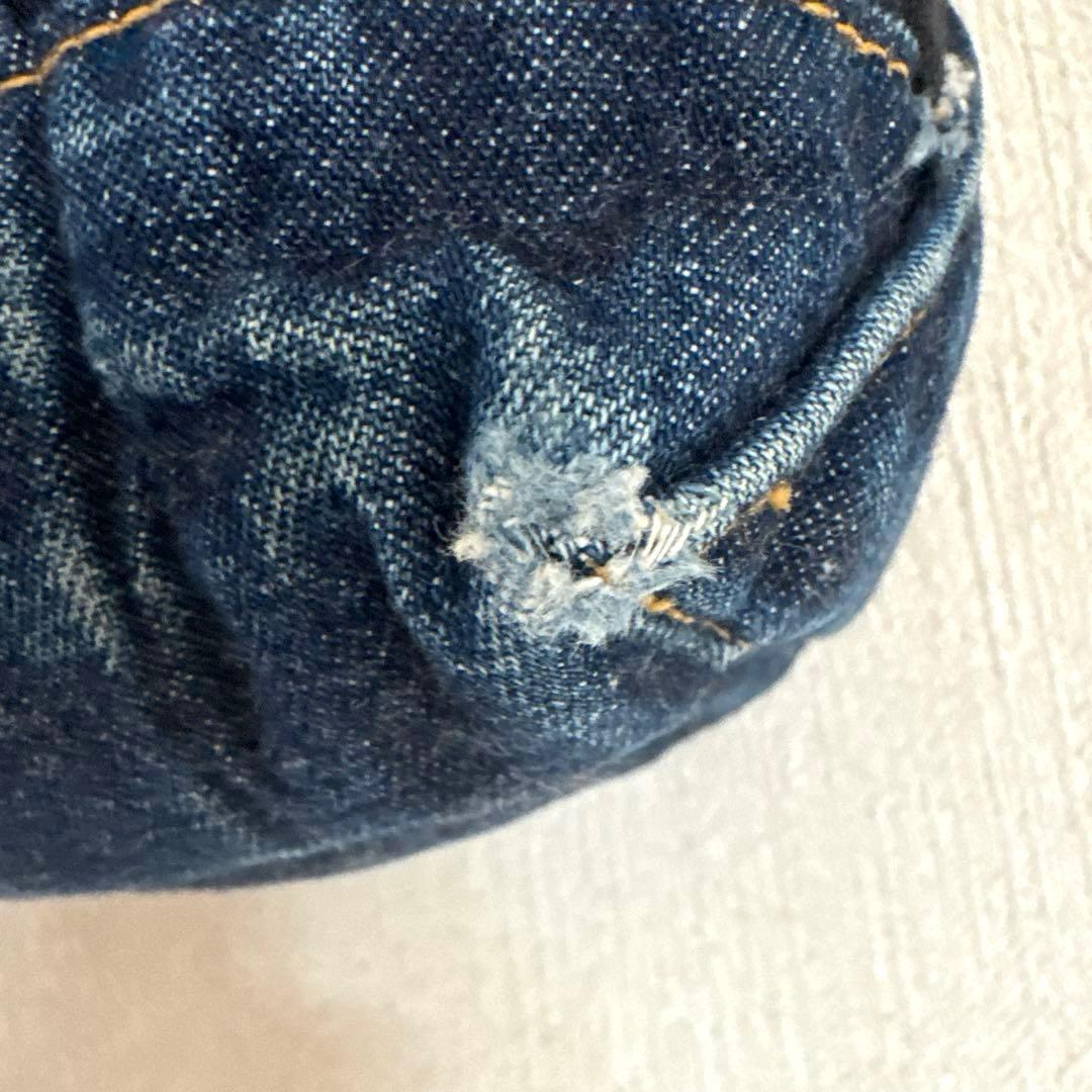 ワンピースオブロック　デニムハンドバッグ　日本製