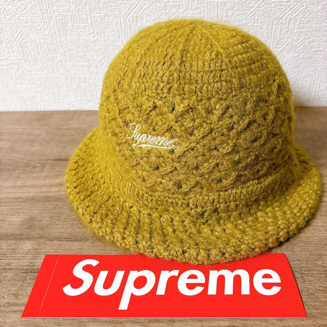 正規品　Supreme バケットハット　帽子 モヘア　ウール　ブラウン