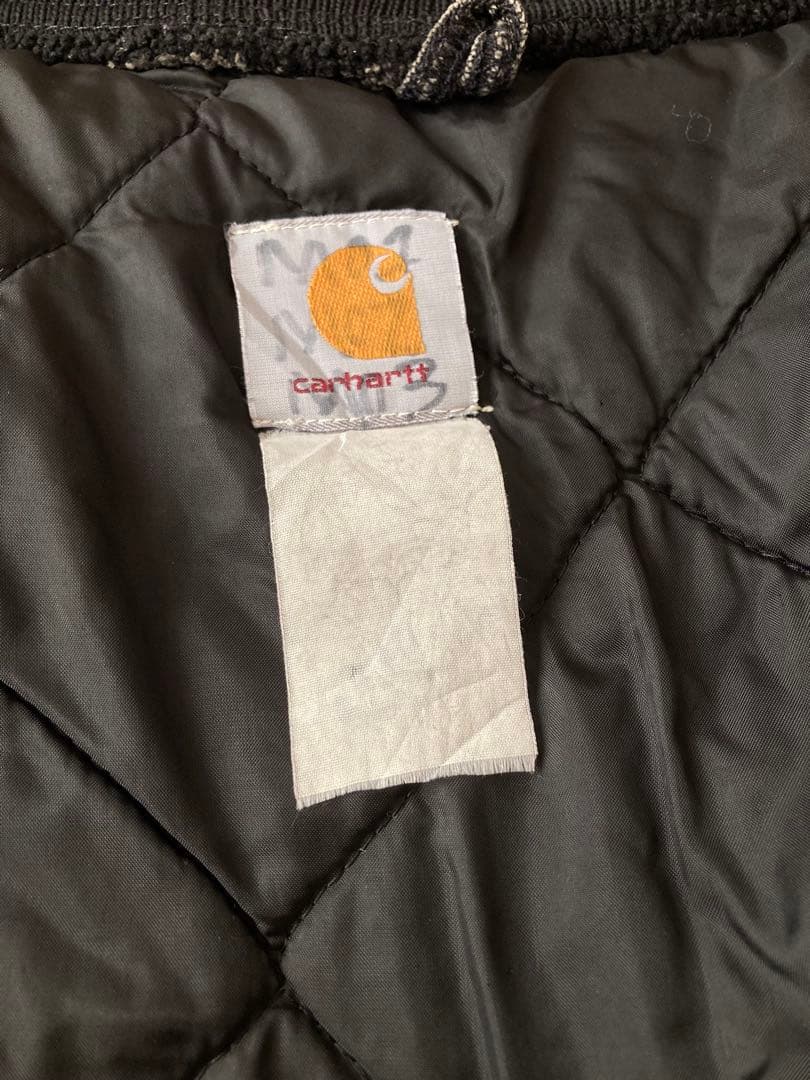 Carhartt カーハート　ダックベスト　ブラック　フェード　XL