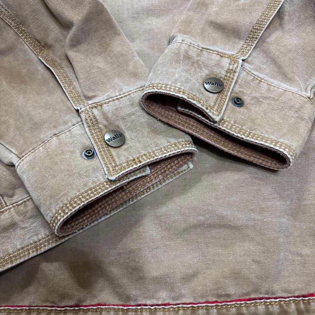 希少！Wallsウォールズ ダック生地トラッカーワークジャケット⭐️渋カッコいい