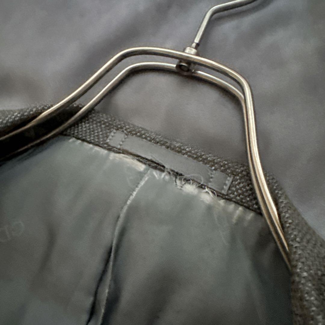 オールド　ディオール セットアップ　シングル　スーツ　チャコールグレー　y2k