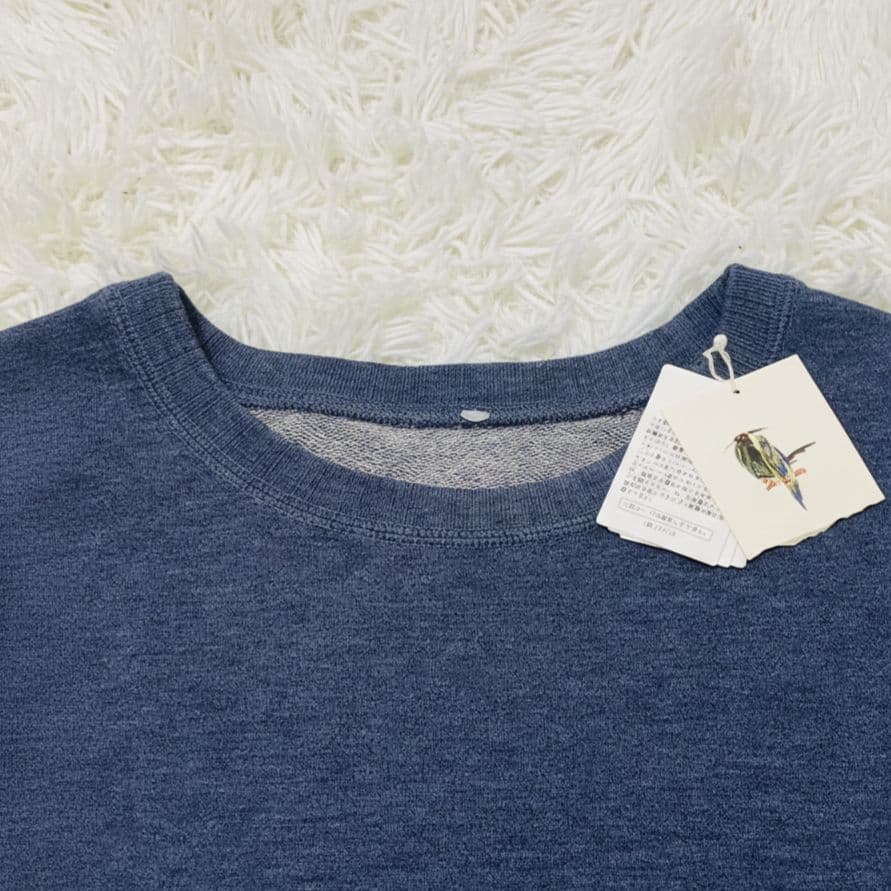 マドモアゼルノンノン【新品未使用】スーピマ裏毛　ロゴ刺繍 スウェット カットソー