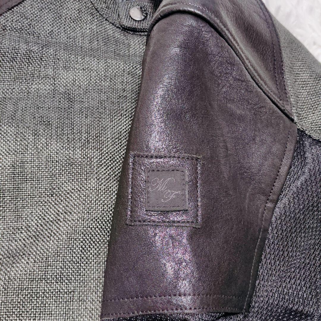 Max Fritzマックスフリッツ メッシュスリーブシングルライダースジャケット