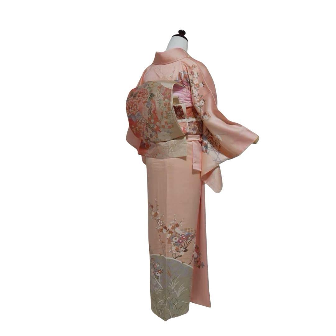 正絹　友禅　訪問着　フルセット 美品　袷　イ9981