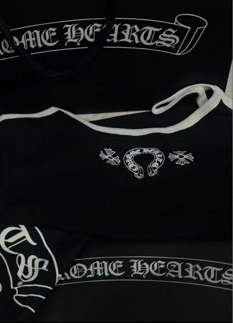 Chrome Hearts ブラックキャミソール