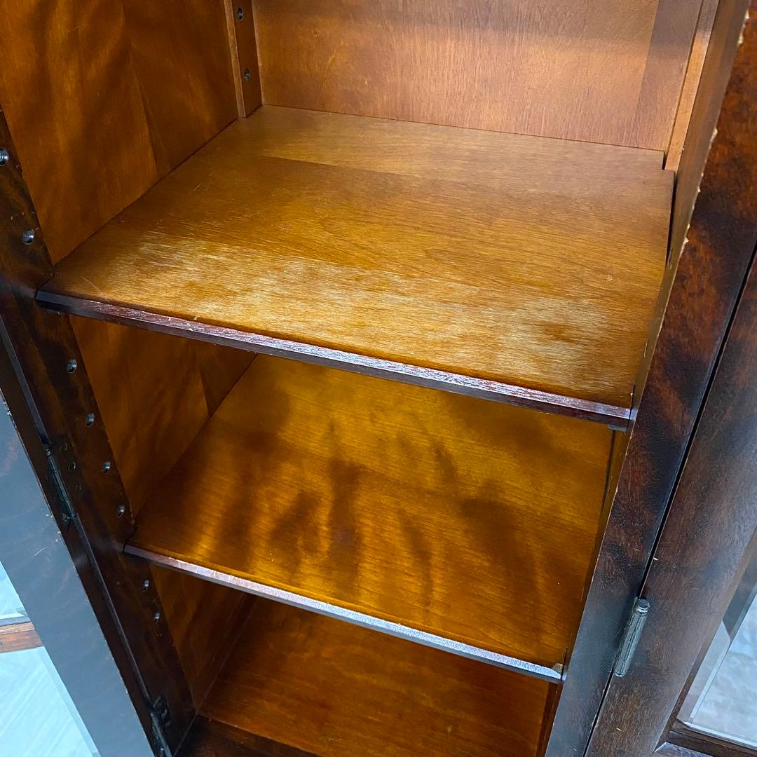 北海道民芸家具 北民 食器棚 飾り棚 民芸 キッチンボード 4