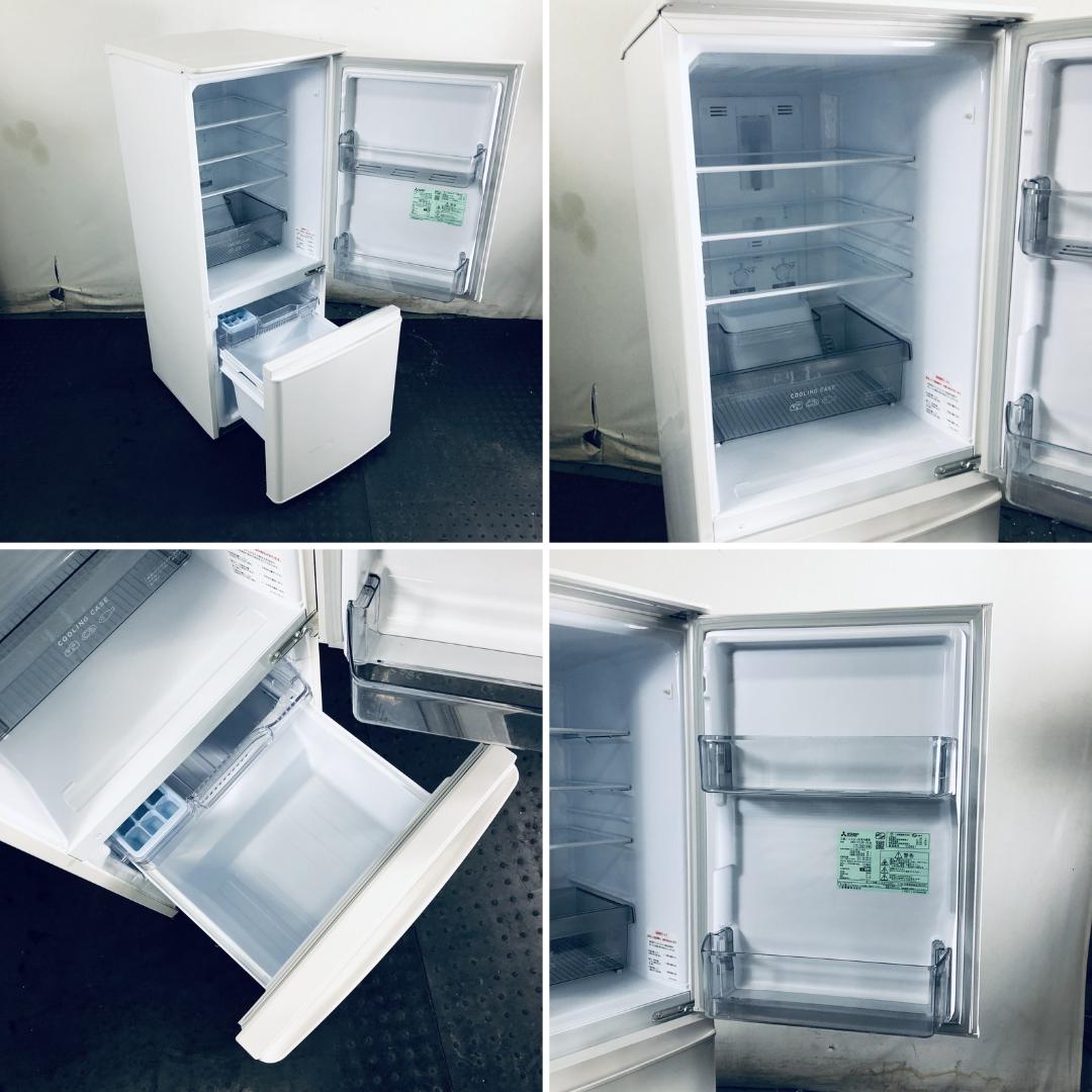 ★送料・設置無料★ 中古 2ドア冷蔵庫 三菱 (No.0675)