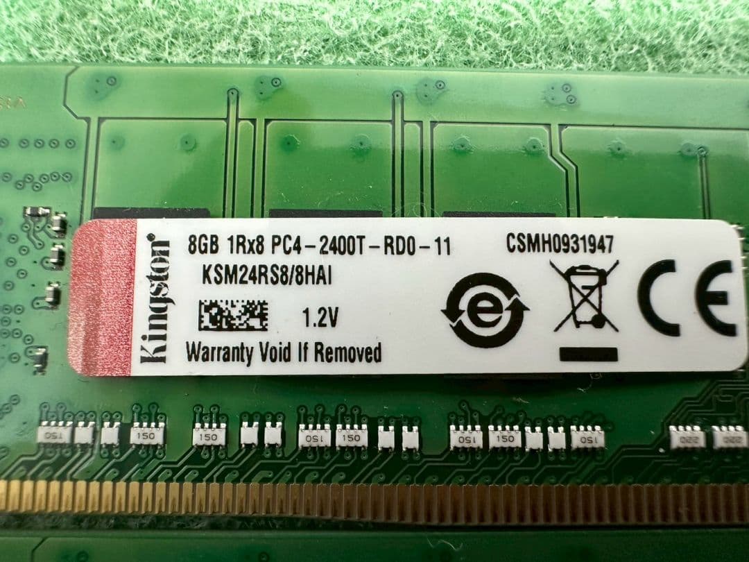 Kingston8GB×4 32GB 1Rx8 PC4-2400T-RDO-1