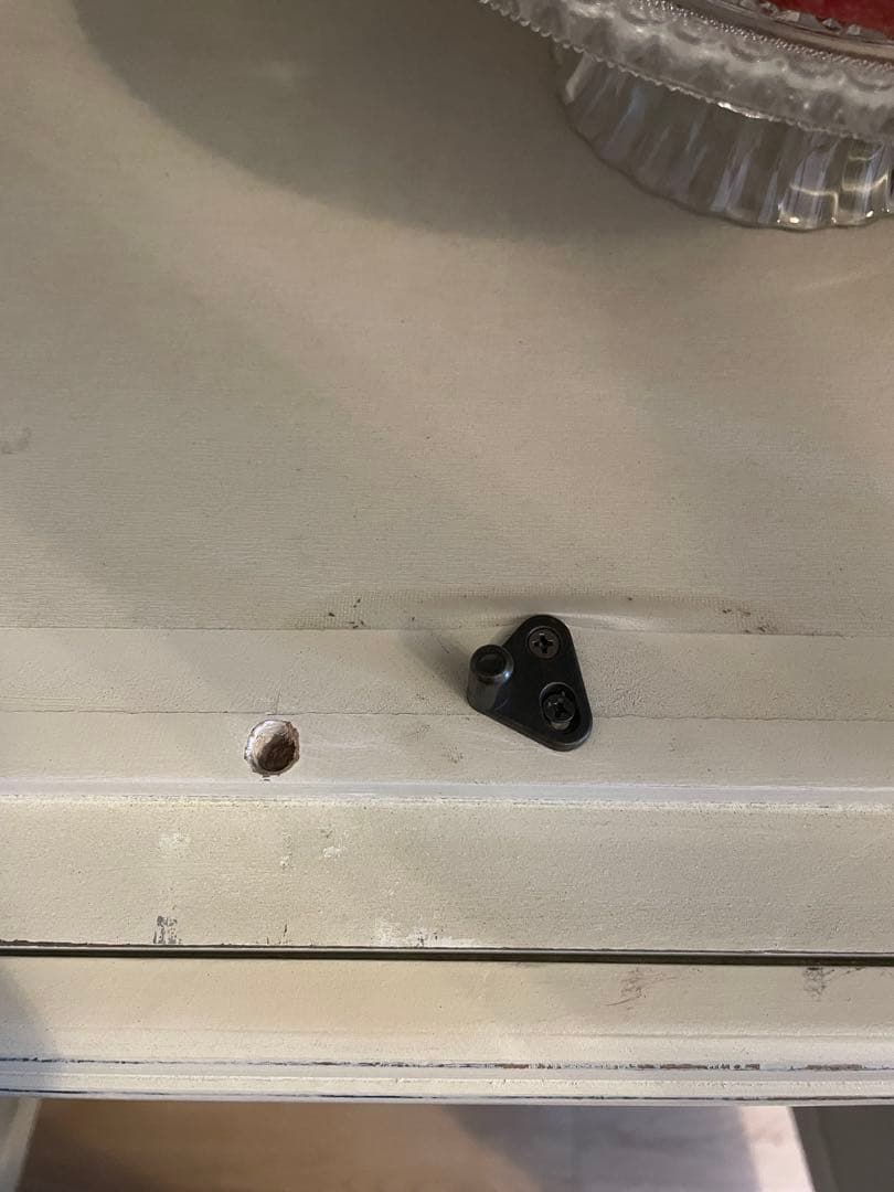 Blanc D’ivoireブランディボワール　ガラスキャビネット　アンティーク