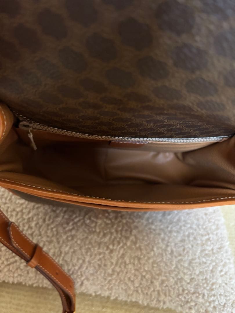 CELINE セリーヌ ビンテージ ショルダーバッグ マカダム柄
