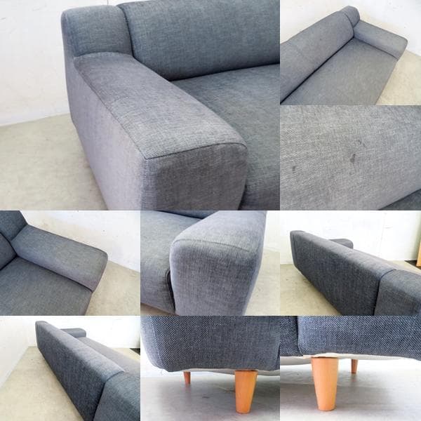 IDEE■北欧スタイル■プレジール■モダン■2人掛けソファ■ファブリック■