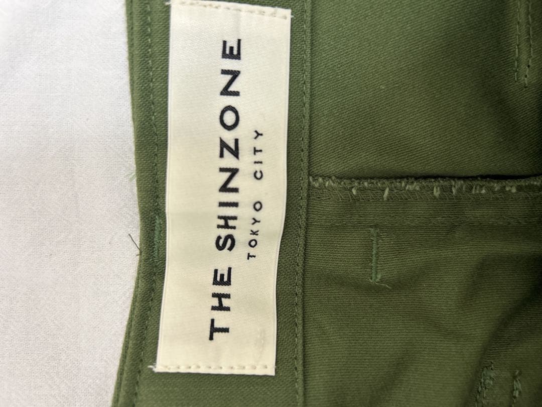 THE SHINZONE ワークパンツ オリーブグリーン