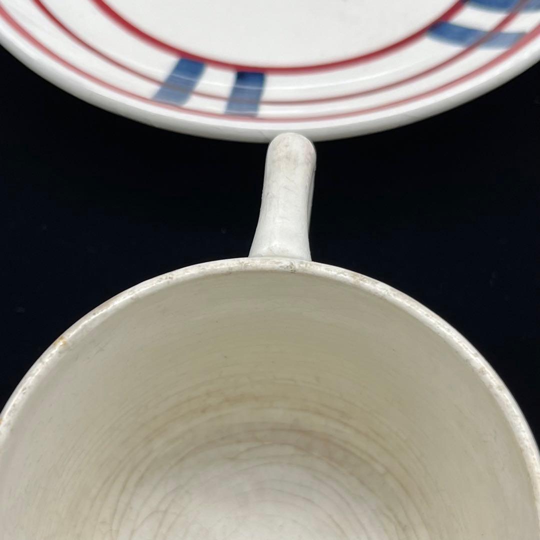 フランスアンティーク ジアン　BAYONNE バスク カップ＆ソーサー【D】