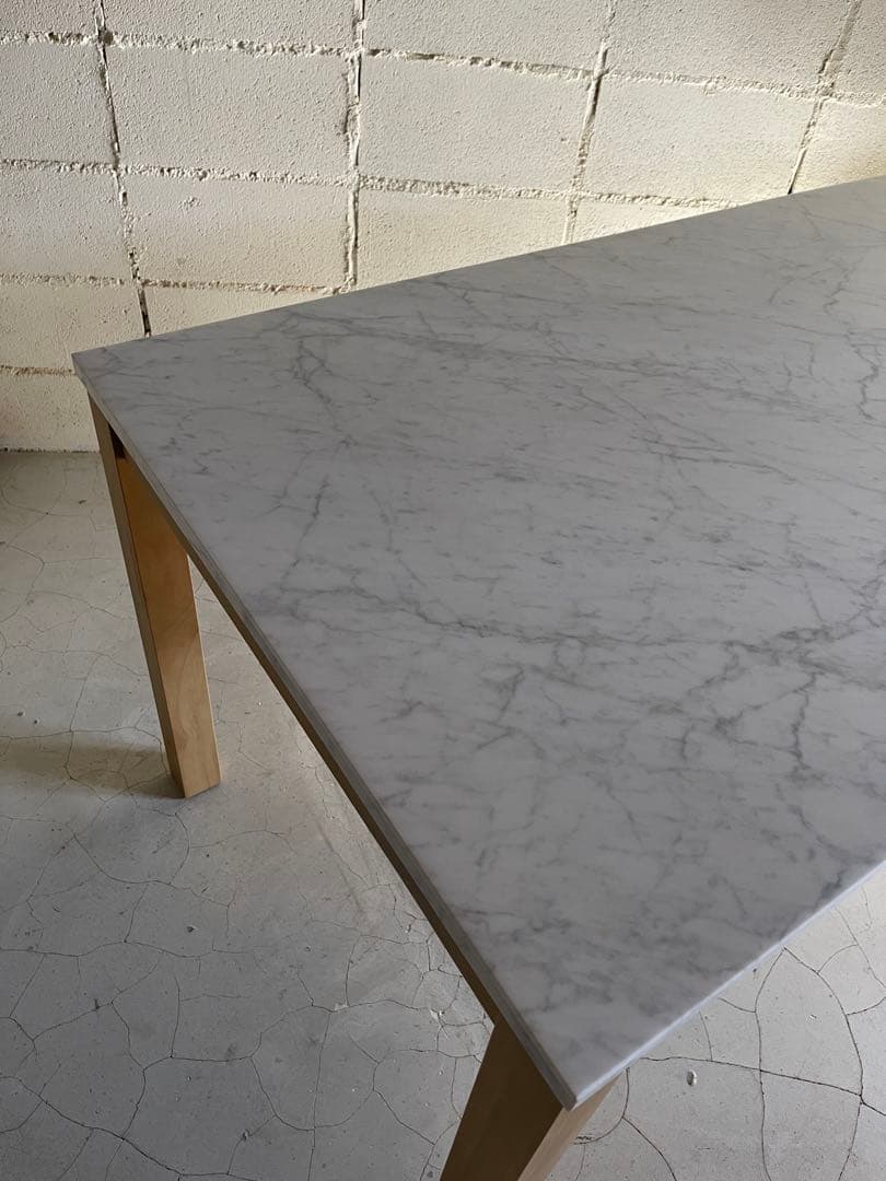 Francfranc フランフラン　チェロ ダイニングテーブル　大理石 ×ウッド