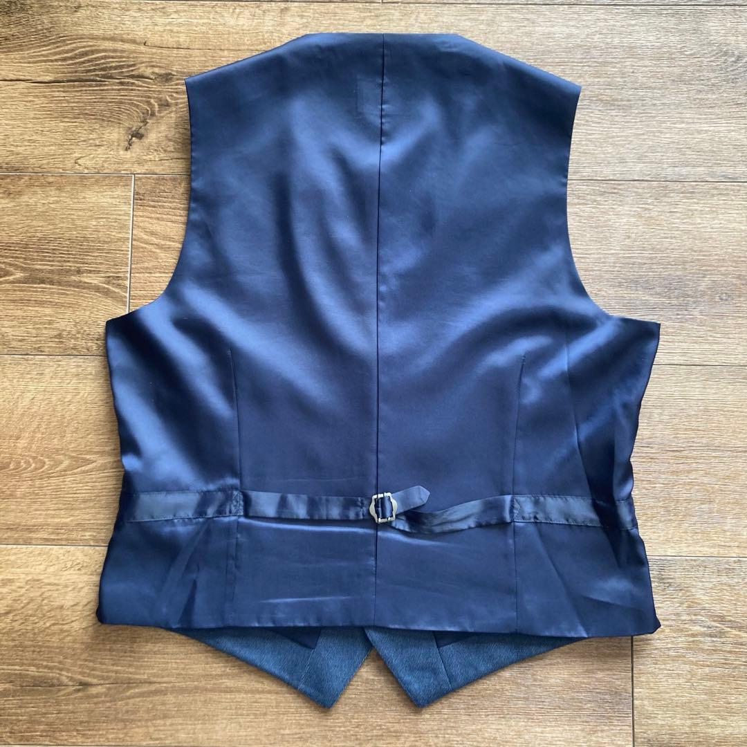 美品 ビームスハート ストレッチデニム3ピース セットアップスーツ L/XL