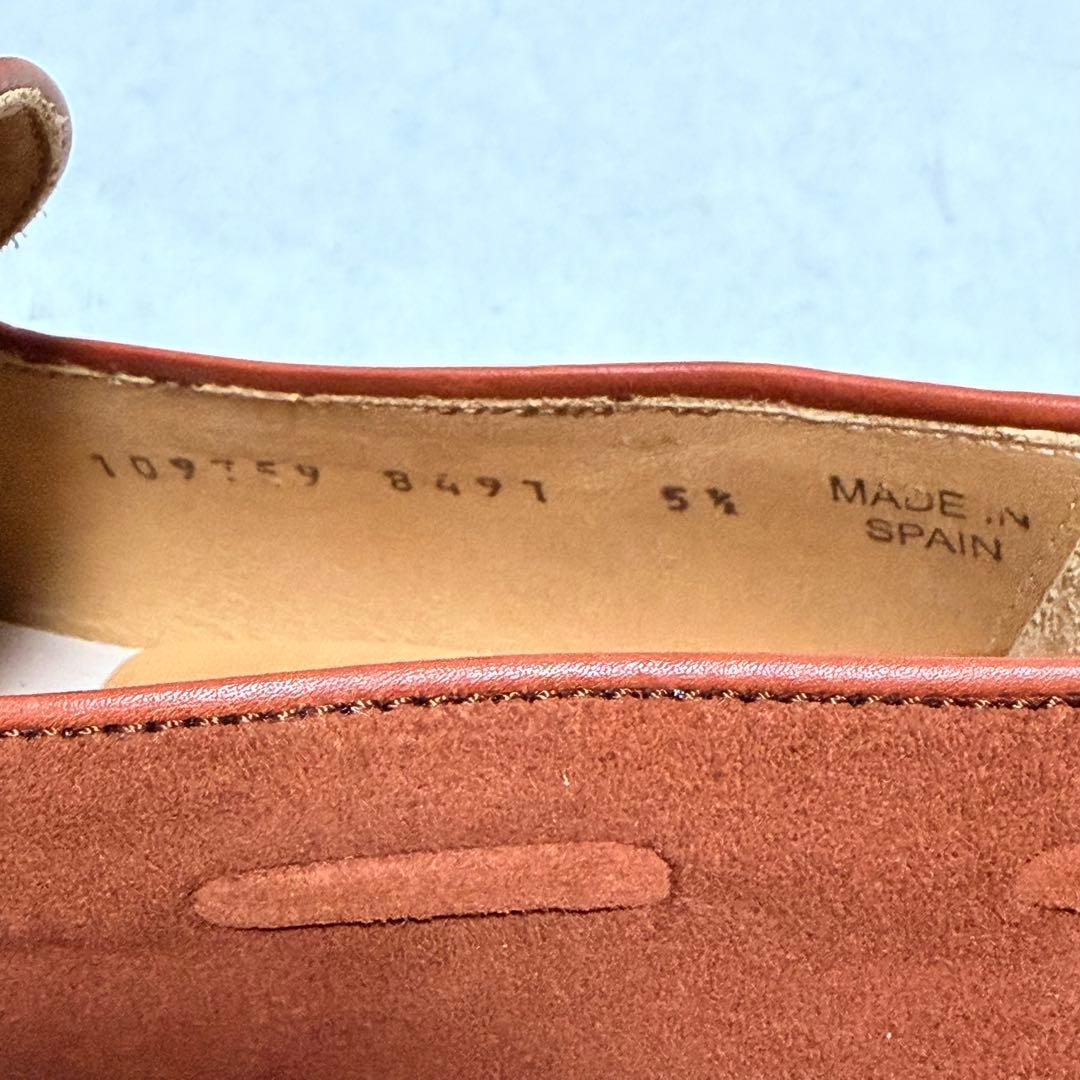 Berwickバーウィック タッセルローファー スウェード 8491 オレンジ