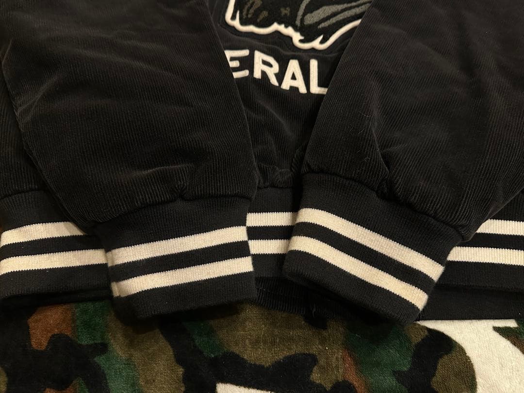 A BATHING APE コーデュロイ スタジャン 黒L 初期