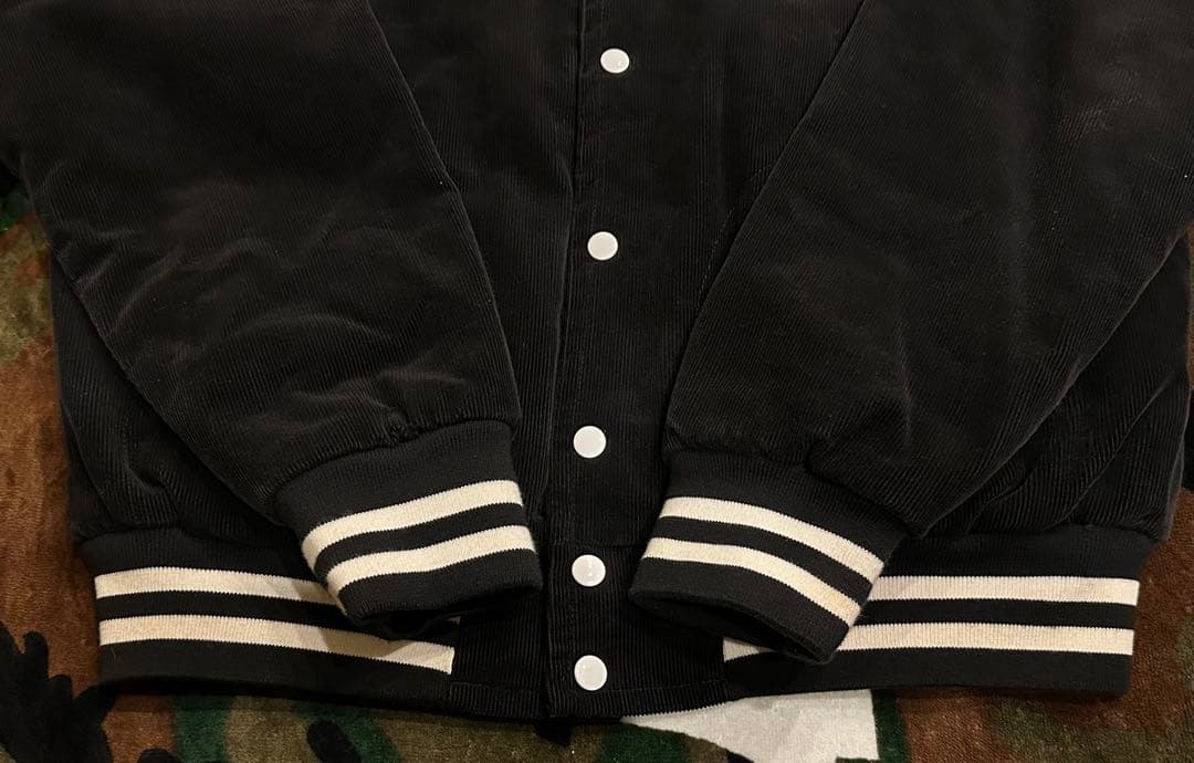 A BATHING APE コーデュロイ スタジャン 黒L 初期