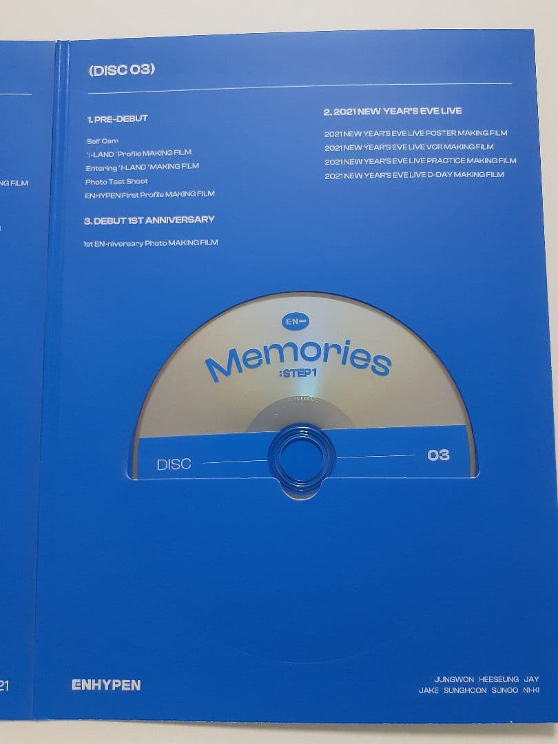 K-POP・アジア ENHYPEN Memories :STEP1 2020-2021