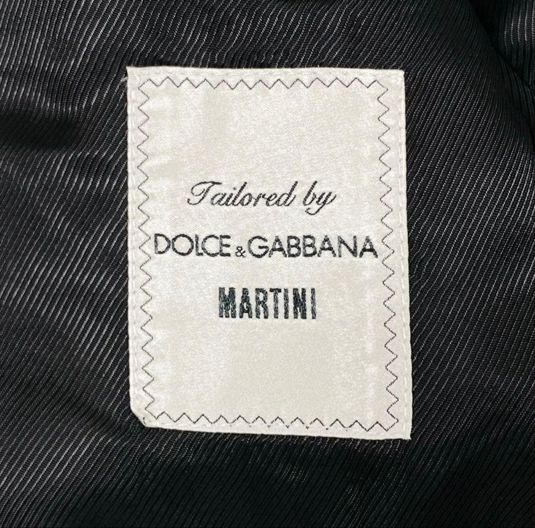 《美品》DOLCE＆GABBANA 3ピーススーツ　千鳥格子44サイズ ブラック