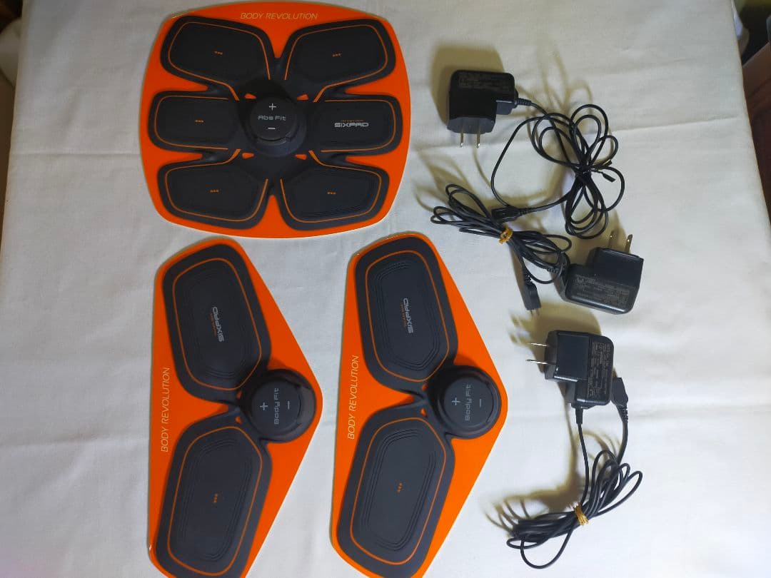 美品 SIXPAD充電式 AbsFit2×1・BodyFit2×2・ジェルシート