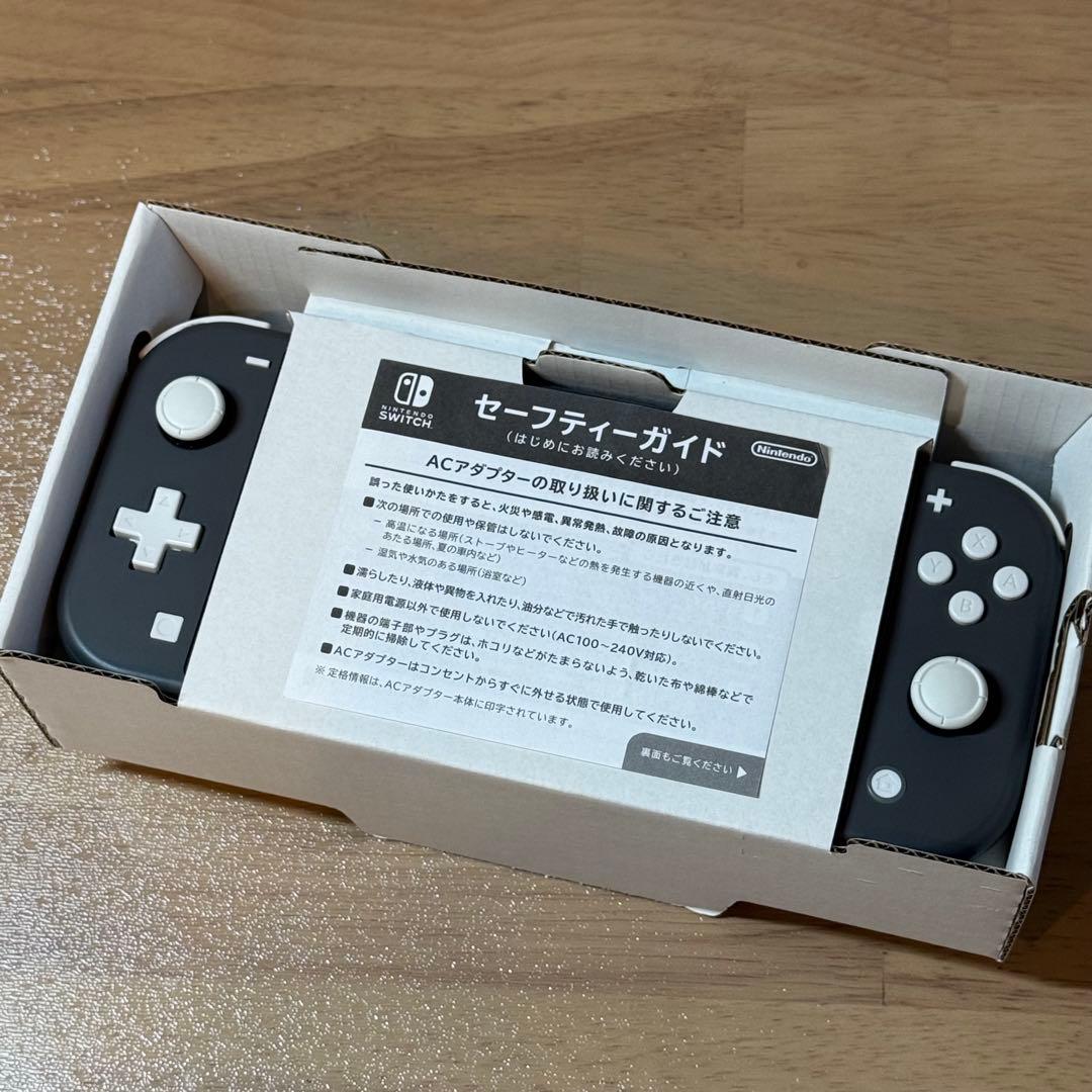 7-103【美品】Switch LITE グレー 箱付き