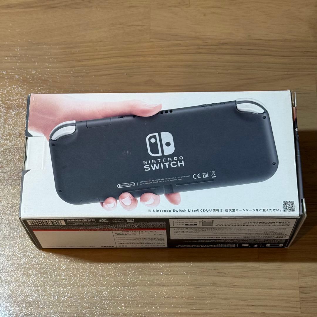 7-103【美品】Switch LITE グレー 箱付き