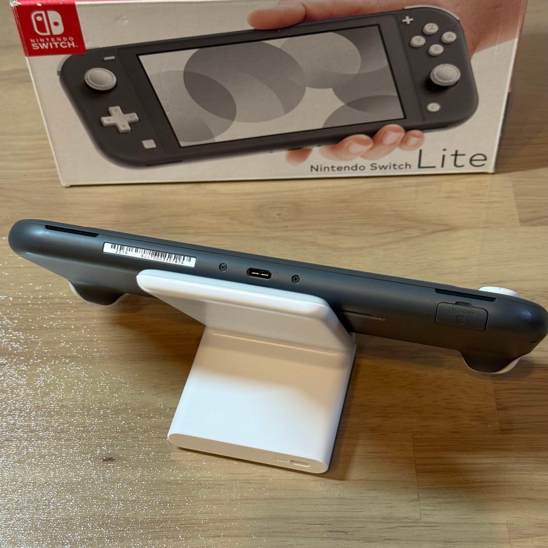 7-103【美品】Switch LITE グレー 箱付き